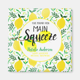 Sie fand ihr Haupt-Squeeze-Lemons-Brautparty Magnet