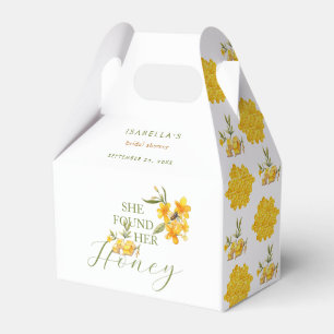 Sie fand ihr Honey Bee Floral Brautparty Geschenkschachtel