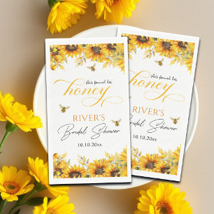 Sie fand ihr Honey-Brautparty Serviette