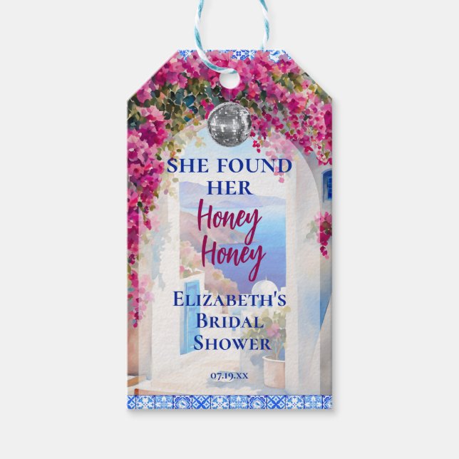 Sie fand ihr Honey Mamma Mia Brautparty Geschenkanhänger (Vorderseite)