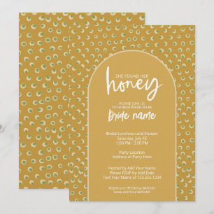 Sie fand ihr Honig - Brautparty Einladung