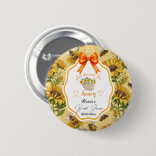 Sie fand ihr Honig-Hochzeitsdusche-Geschenk Button