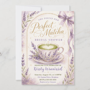 Sie fand ihr perfektes Matcha-Brautabschiedsparty Einladung