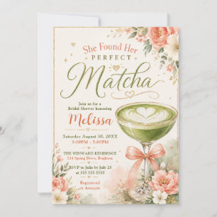 Sie fand ihr perfektes Matcha-Brautjunggesellinnen Einladung