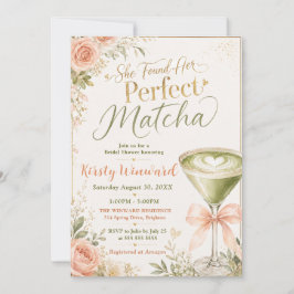 Sie fand ihr perfektes Matcha-Brautjunggesellinnen Einladung