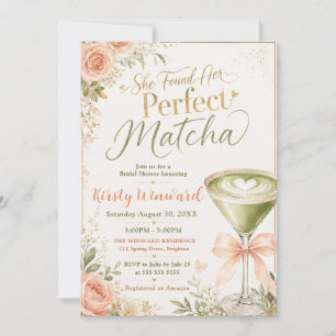 Sie fand ihr perfektes Matcha-Brautjunggesellinnen Einladung