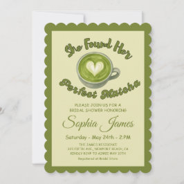 Sie fand ihr perfektes Matcha-Brautparty Einladung