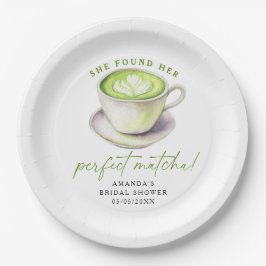 Sie fand ihr perfektes Matcha-Brautparty Pappteller