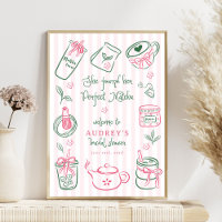 Sie fand ihr perfektes Matcha Rosa Brautbad