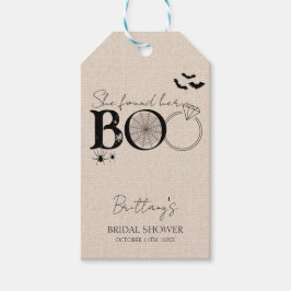 Sie fand ihr rustikales Halloween-Brautparty Geschenkanhänger