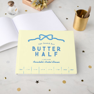 Sie fand ihre Butter-Halb-Brautjunggesellinnen-Par Gästebuch