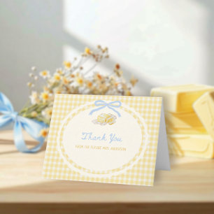 Sie fand ihre Butter-Hälfte Junggesellinnenabschie Dankeskarte