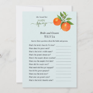 Sie fand ihre Haupt-Squeeze Dusche Trivia Spiele Einladung