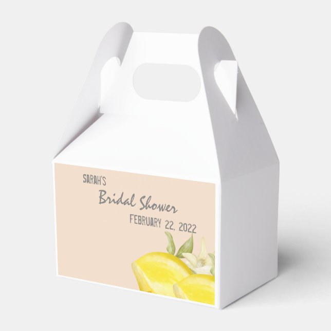 Sie fand ihre Hauptpresse, Lemon Theme Geschenkschachtel (Vorderseite)