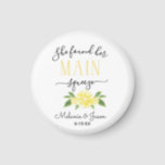 Sie fand ihre Hauptpresse Lemon Wedding Pillow Co Magnet<br><div class="desc">Sie fand ihren Haupt Squeeze Lemon Wedding Magnet Gefallen</div>