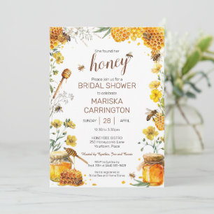 Sie fand ihre Honey Bridal Dusche Einladung