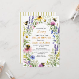 Sie fand ihre Honey Wildflower Brautparty Einladung
