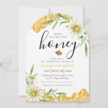 Sie fand ihre Honigbiene-Themen-Daisy-Brautparty