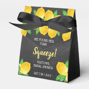 Sie fand ihren Hauptbräutigam Lemon Brautparty Geschenkschachtel