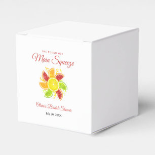 Sie fand ihren Hauptbräutigam-Lemon-Bridal-Shower Geschenkschachtel