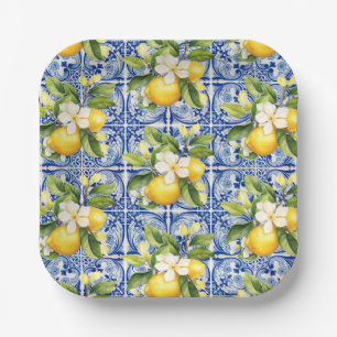 Sie fand ihren Hauptbräutigam Lemons Junggesellinn Pappteller
