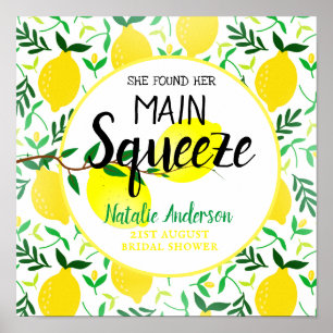 Sie fand ihren Hauptbräutigam Lemons Junggesellinn Poster
