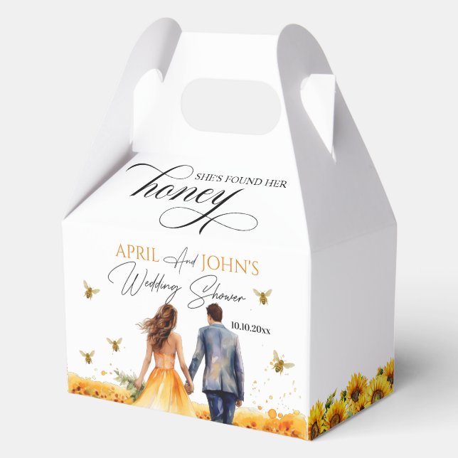 Sie fand ihren Honey-Polterabend Geschenkschachtel (Vorderseite)