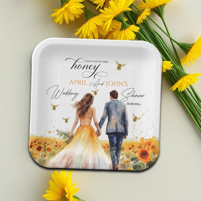 Sie fand ihren Honey-Polterabend Pappteller (Von Creator hochgeladen)