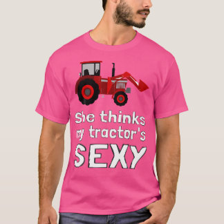 Sie findet meinen Traktor sexy Freund lustig T-Shirt
