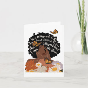 Sie flüstern ihr zu, dass ihr den Sto nicht aushal Karte