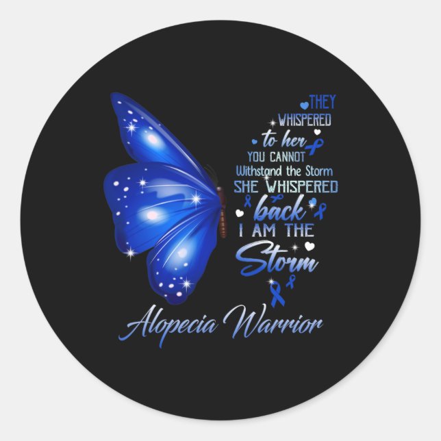 Sie flüstern ihr zu, dass ihr den Sto nicht aushal Runder Aufkleber (Vorderseite)