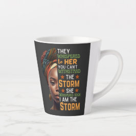 Sie flüsterte zurück, ich bin die starke Frau des  Milchtasse