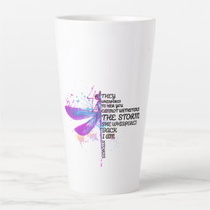 Sie flüsterten ihr zu, dass ihr Sturm nicht aushal Milchtasse