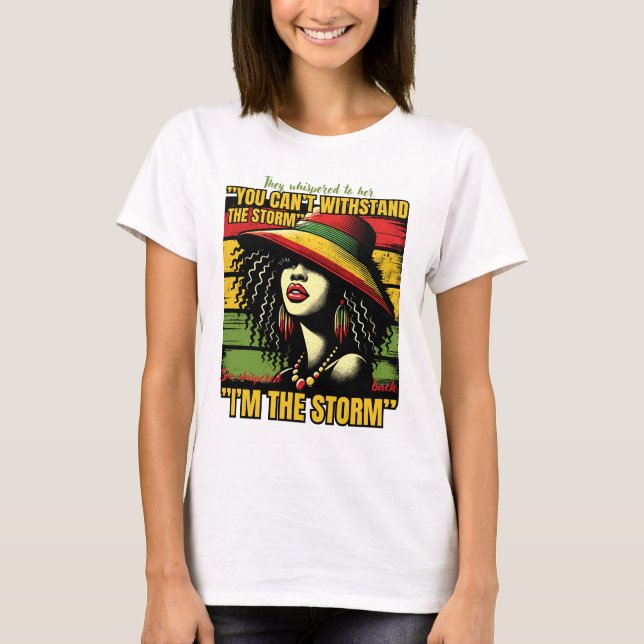 Sie flüsterten ihr zu, sie flüsterte Frauen zurück T-Shirt (Vorderseite)