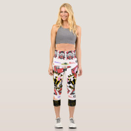 Sie Fly Juicy Lips Capri Pants Leggings