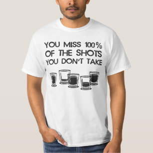 Sie Fräulein 100% der Schüsse, die Sie nicht T-Shirt