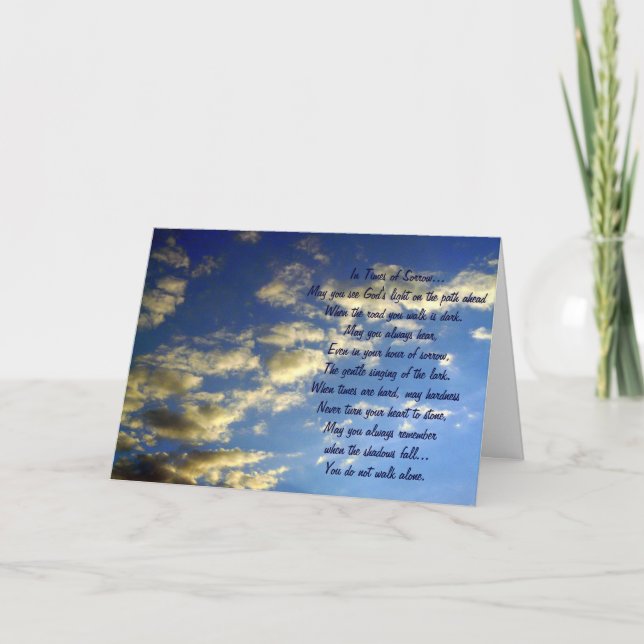 Sie gehen nicht allein... karte (Vorderseite)