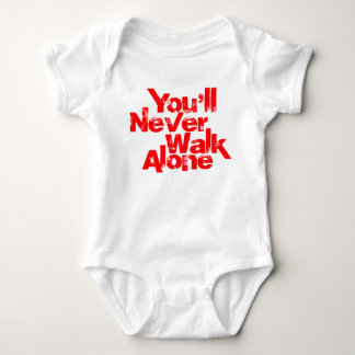 Sie gehen nie allein baby strampler
