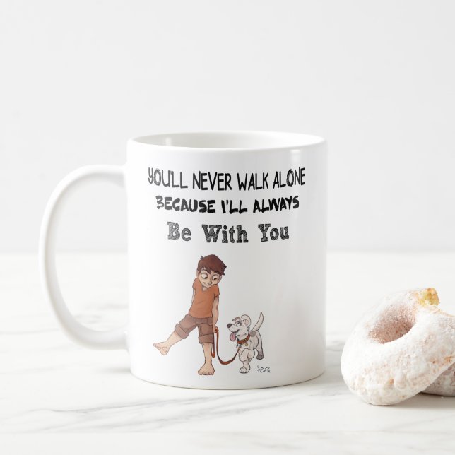 Sie gehen nie, allein weil ich immer Tasse bin (Mit Donut)