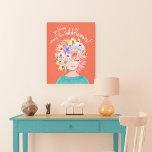 Sie gehören zu den Wildblumen Bloral Lady Art Leinwanddruck<br><div class="desc">Eine schöne Wandkunst Leinwand drucken so einzigartig wie Sie sind! Brillieren Sie Ihren Platz mit unserer blühenden Wildblume Lady Art Leinwand drucken. Handgemalt und oh-so schön,  präsentiert sich diese Kunst mit einer atemberaubenden Dame mit einer skurrilen Wildblume-Frisur. Original handgeschriebene Kunstwerke und Design von Moodthology Papery.</div>