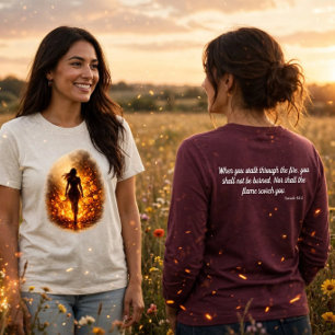 Sie geht durch das Feuer T-Shirt Tri-Blend Shirt