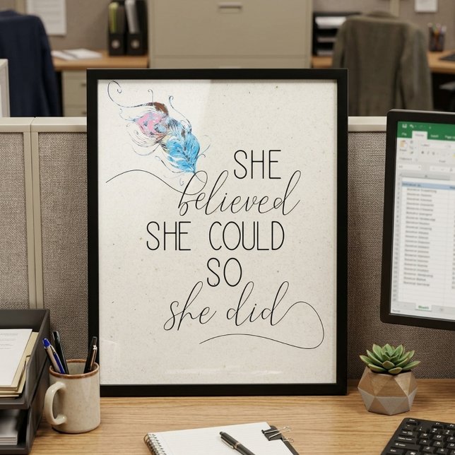 Sie glaubte, dass sie so inspirierend sein könnte poster (Von Creator hochgeladen)