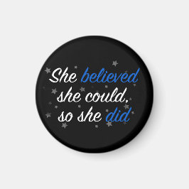 Sie glaubte, sie könnte also eine Entschließung zi Magnet