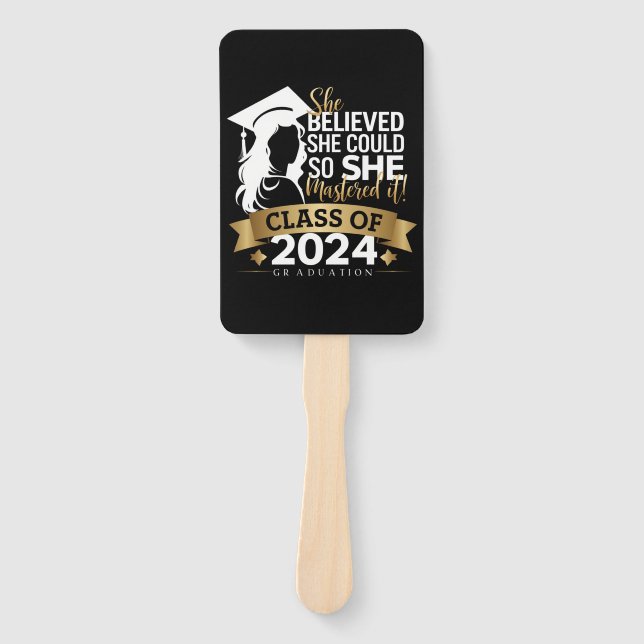 Sie glaubte, sie könnte es also 2024 schaffen fächer (Vorderseite)