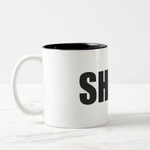 Sie glaubte, sie könnte es, sie tat es! zweifarbige tasse
