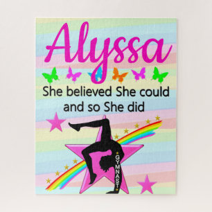 SIE GLAUBTE, SIE KÖNNTE GYMNAST DESIGN