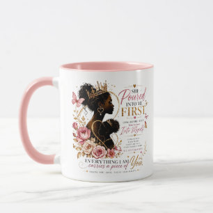 Sie goss zuerst in mich tasse
