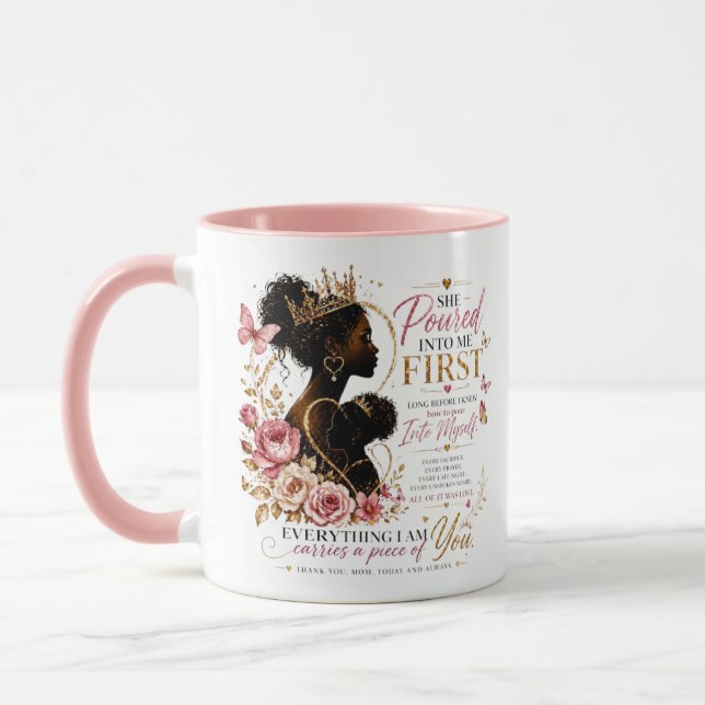 Sie goss zuerst in mich tasse (Links)