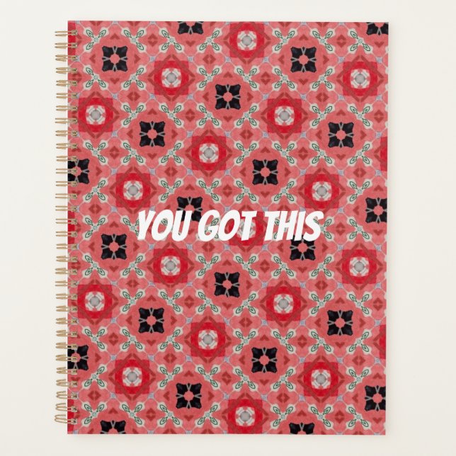 Sie Got dies, Geometrisches Design, Benutzerdefini Planer (Vorderseite)