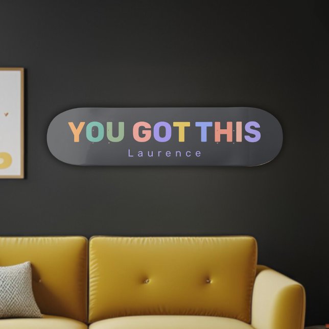 SIE GOT DIESEN Motivierend Zitat-Individuelle Name Skateboard (Von Creator hochgeladen)